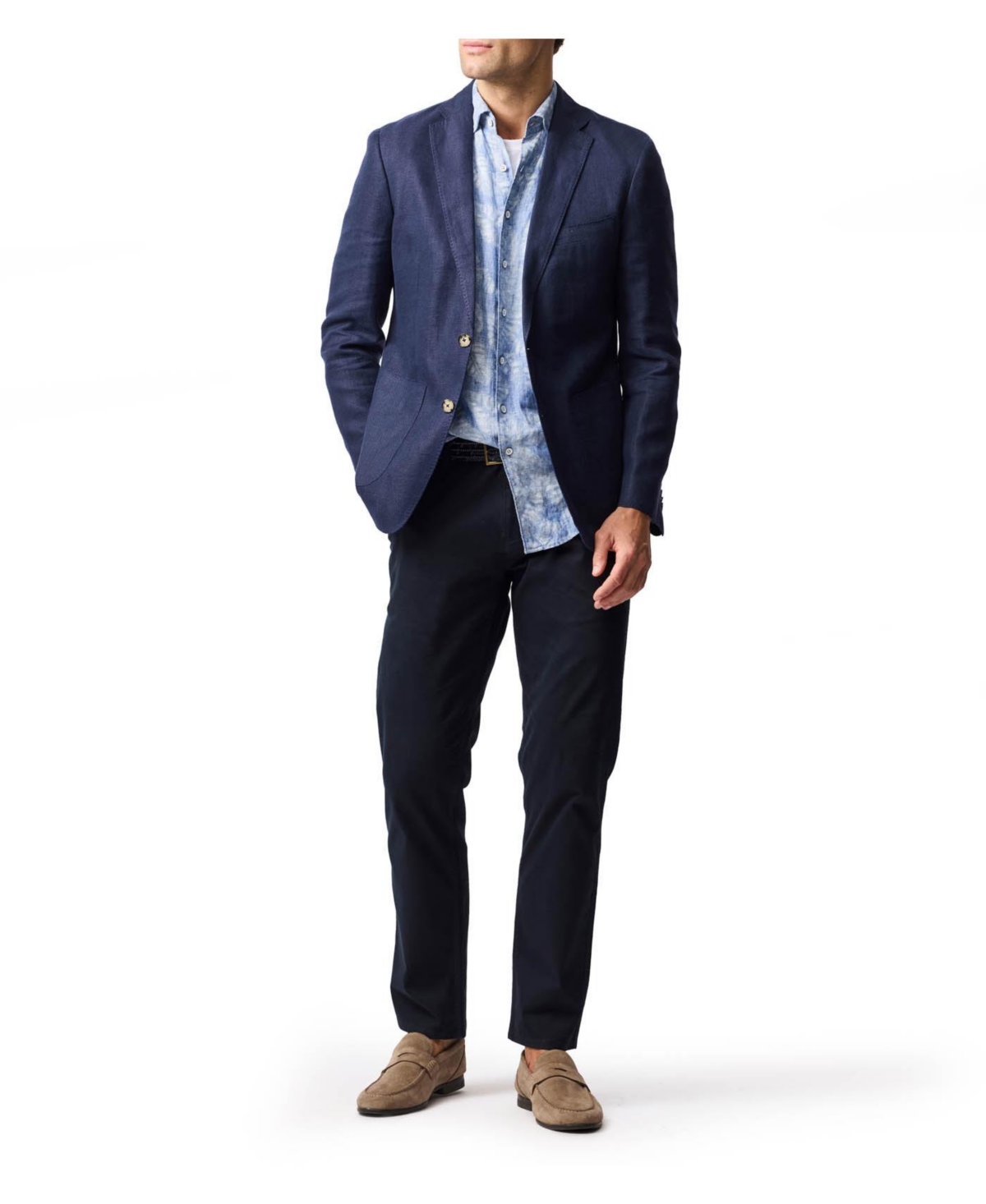 Rodd & Gunn The Cascades Sports Fit Jacket In Blue