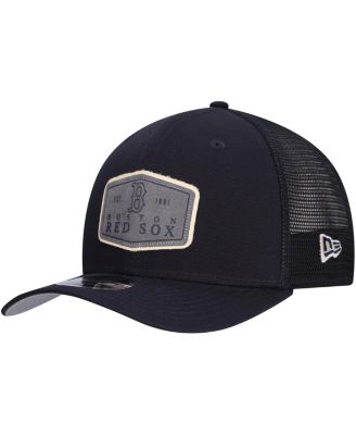 New Era - Men's Navy Boston Red Sox Labeled 9seventy Stretch snap Adjustable Hat