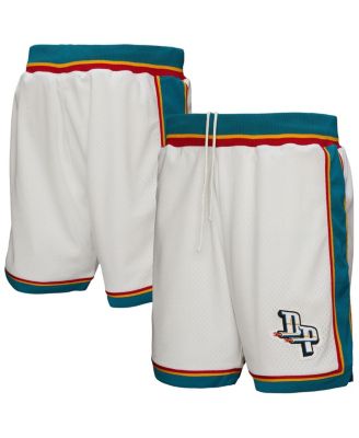 Mitchell & Ness - Men's White Detroit Pistons Authentic Shorts
