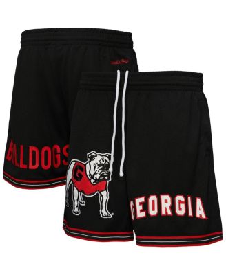 Mitchell & Ness - Men's&nbsp;Black Georgia Bulldogs Team Origins Mesh Shorts