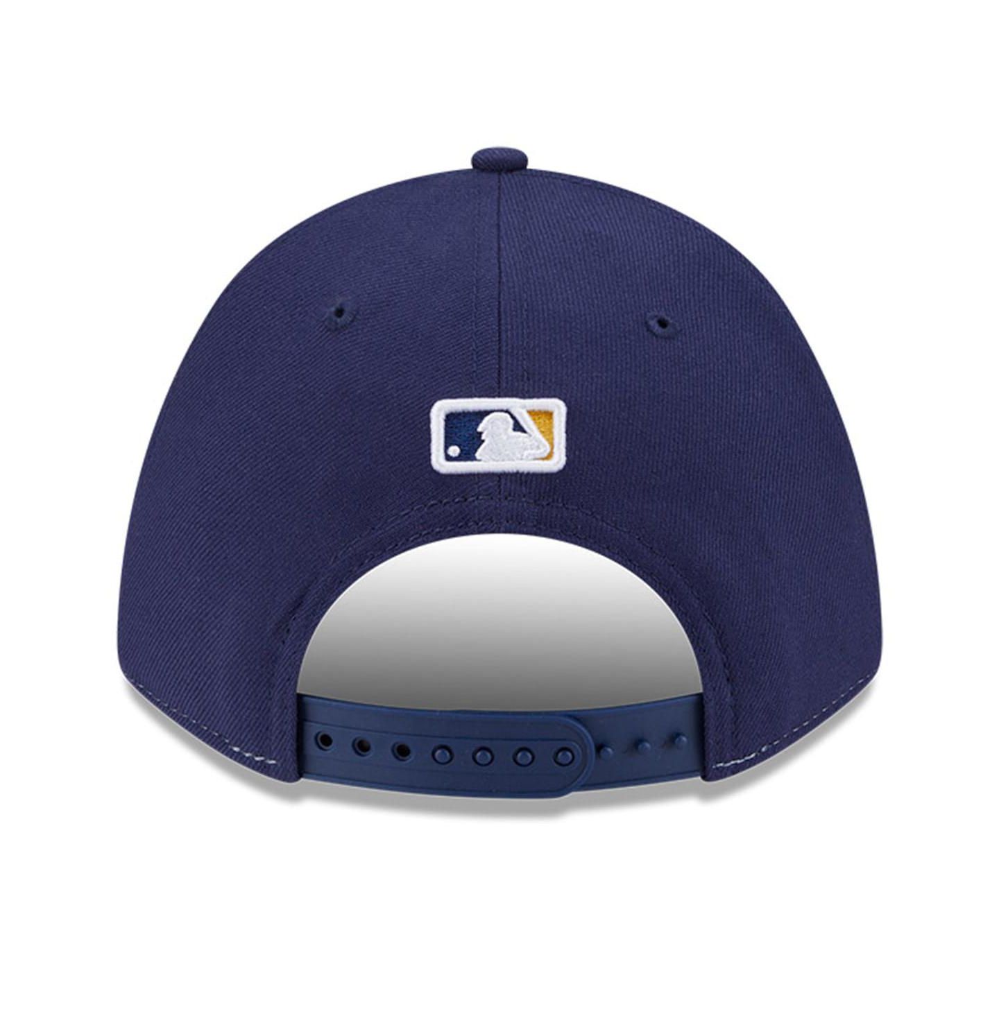 Мужская кепка New Era Gold/Navy Milwaukee Brewers Player Replica 9Forty Adjustable Hat — фото 4