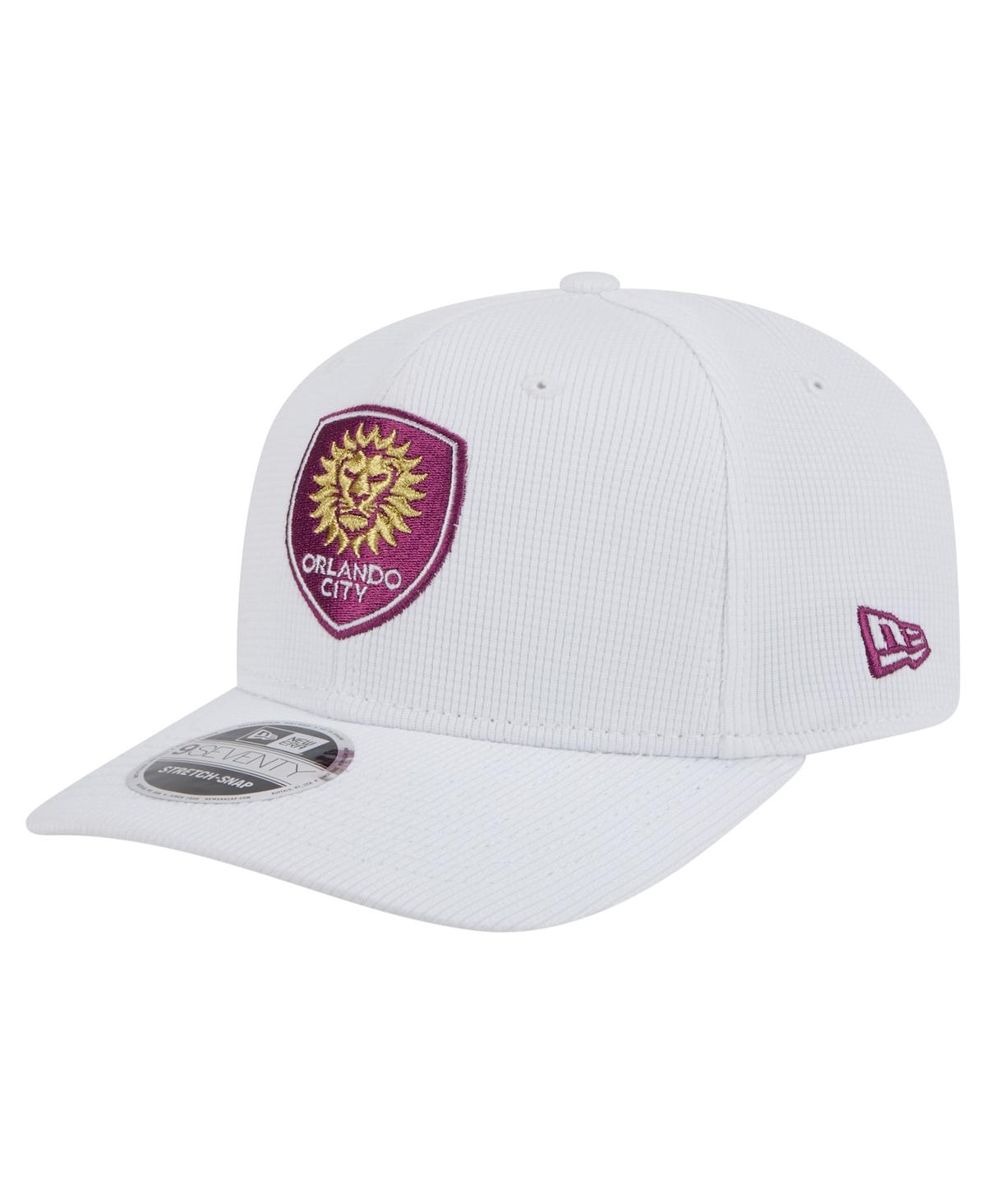 Shop New Era Men's White Orlando City Sc 2025 Jersey Hook 9seventy Stretch-snap Hat