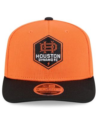 Men's Orange/Black Houston Dynamo FC 2025 Jersey Hook 9SEVENTY Stretch-Snap Hat