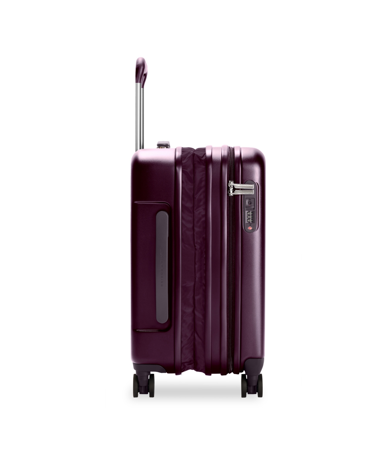 Briggs & Riley 21" Sympatico Global Carry-on Expandable Spinner In Plum