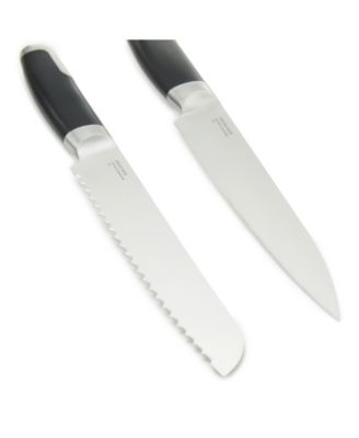 Leo Graphite 3-Piece Stainless Steel Forged Cutlery Set