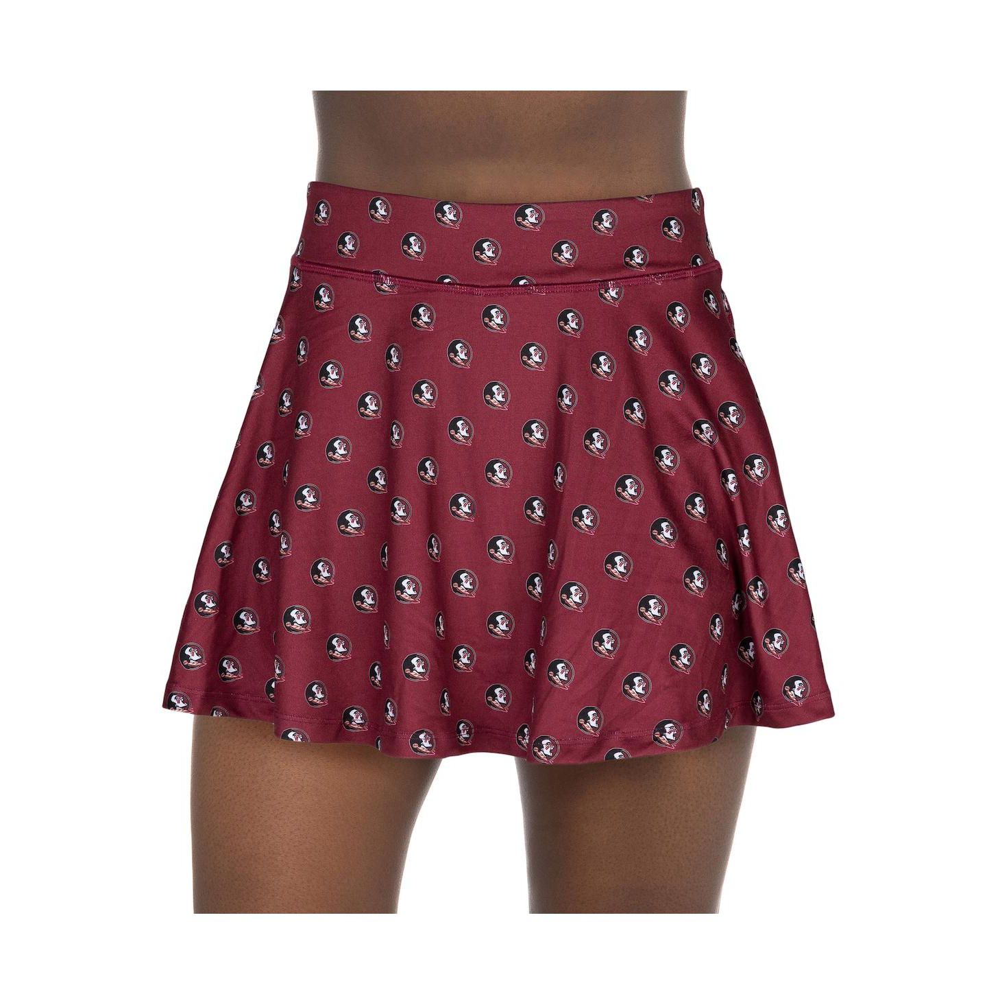 Женская юбка-шорты ZooZatz Garnet Florida State Seminoles All-Over Print Flowy Skort — фото 1
