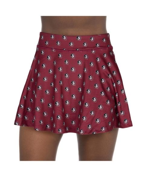 Женская юбка-шорты ZooZatz Garnet Florida State Seminoles All-Over Print Flowy Skort