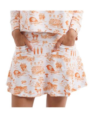 Smith & Quinn - Women's White/Tennessee Orange Tennessee Volunteers Tailgate Collection Molly Skort