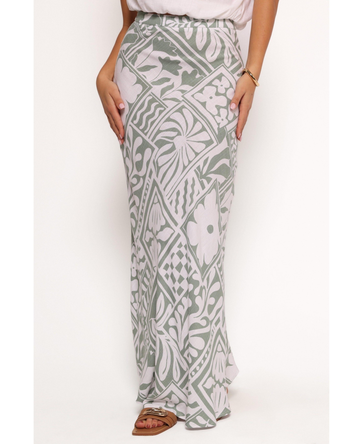 Women's Willow Maxi Skirt - Green