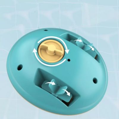 Toddler Pull & Go Wind-Up Surfboat for Kids, Floating Bath & Pool Toy, Auto-Paddling Water Play, Engaging & Durable Ages 1-4