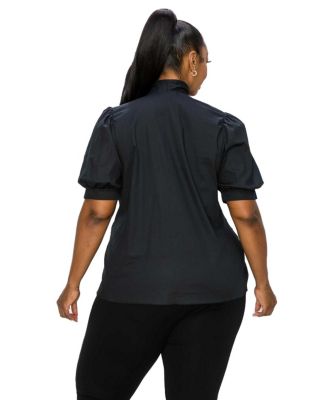 Plus Size Ashlyn Ribbon Blouse