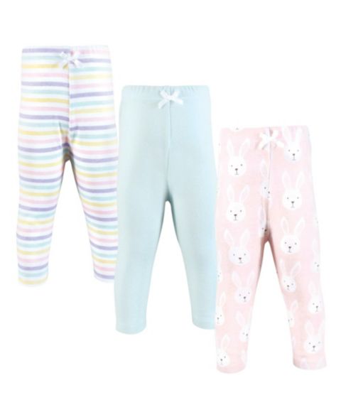 Комплекты Hudson Baby Cotton Pants and Leggings для девочек-малышей, цвет: Розовый