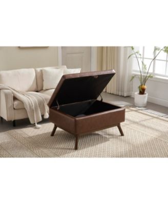 Streamdale Mid-century modern storage bench/coffee table, Assembled, Living/entry/family room