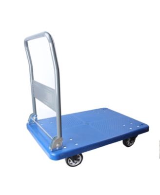 Heavy-Duty Foldable Hand Truck Dolly with Upgraded Push Cart Design and 660 lbs Capacity