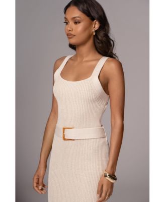 Plus Size Black Moonrise Ribbed Maxi Dress