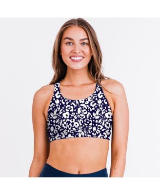 Women's Racerback Swim Bra with Removable Cups