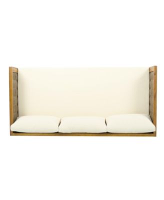 Streamdale Acacia Wood 3-Seater Daybed & Coffee Table Set