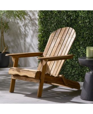 Streamdale Rustic Acacia Folding Adirondack Chair