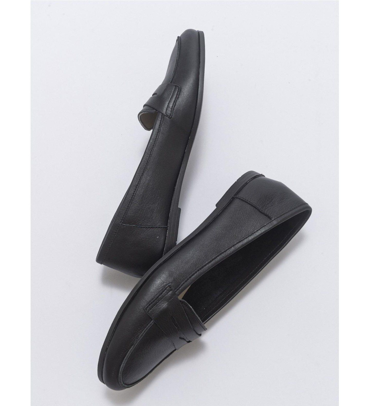 Женские туфли Forever & Always Shoes Dorothy Leather Loafer, цвет: Чёрный кожаный — фото 4