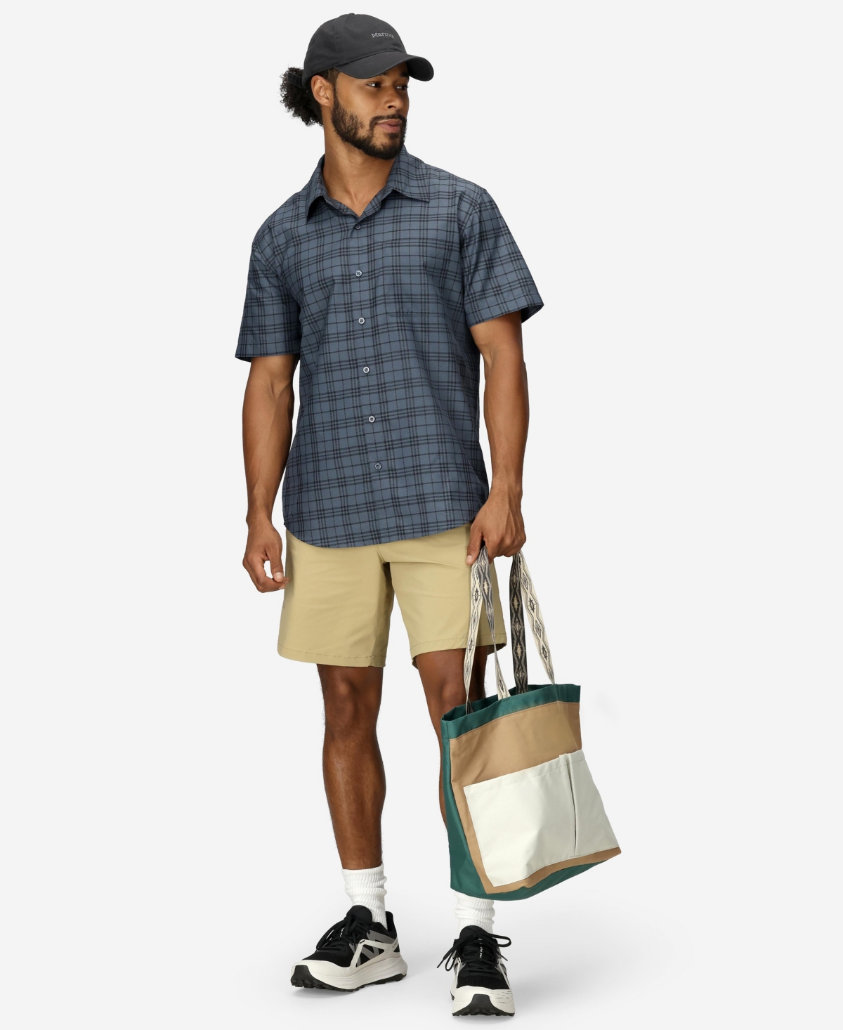 Marmot Men's Airexchange Novelty Short Sleeve Shirt In Gray