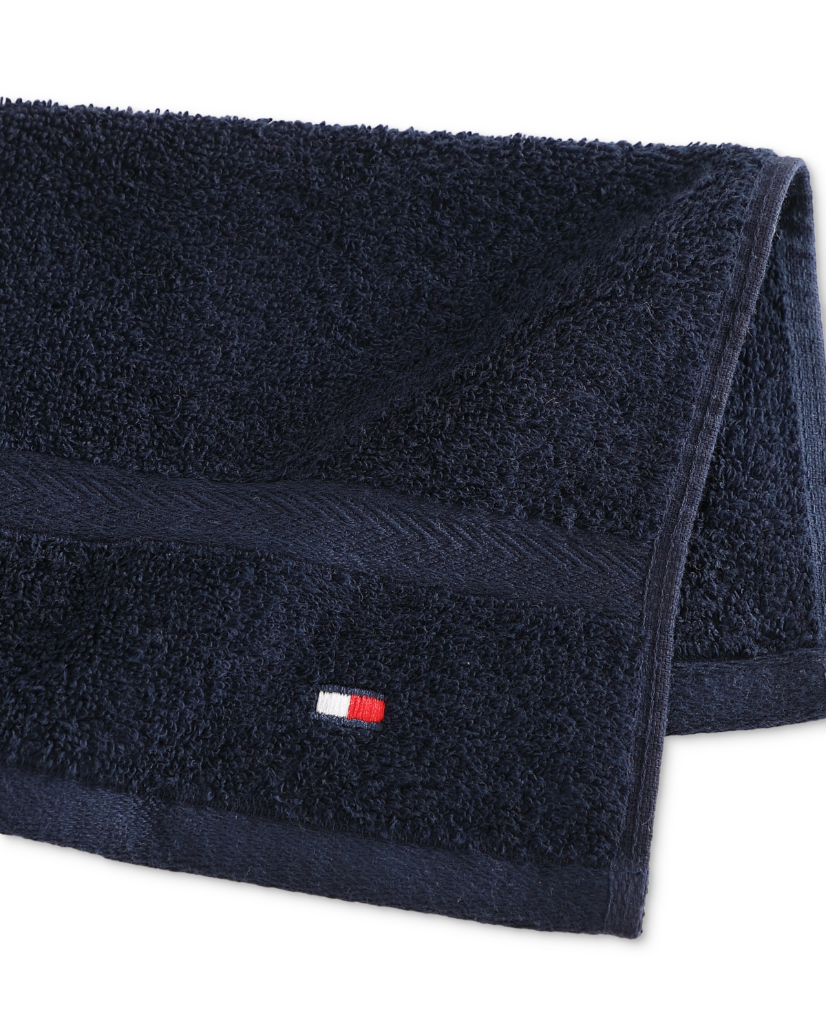 Tommy Hilfiger Home Modern American Solid Cotton Washcloth, 13" X 13"