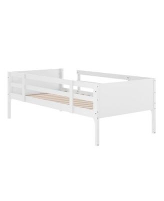 Samuel Kids Bunk Bed With Convertible, Solid Wood Slatted Frame And Easy-To-Climb Ladder With No Box Spring Required
