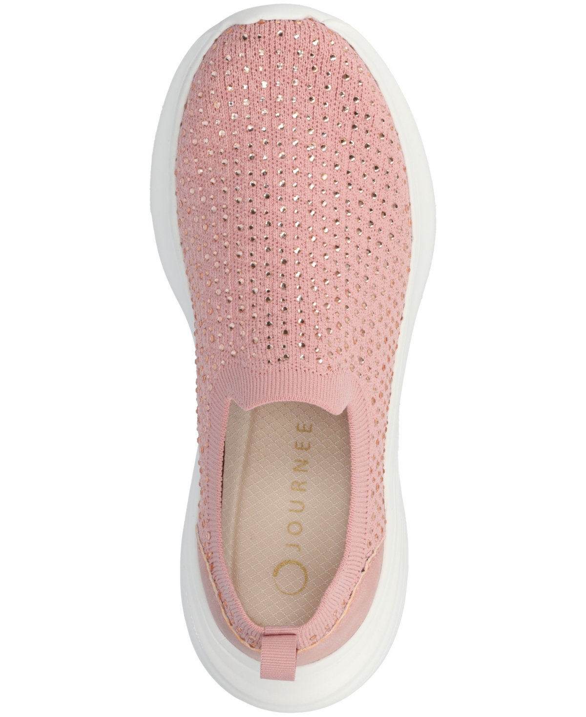 Journee Collection Women's Linnea Casual Slip-on Sneakers In Multi