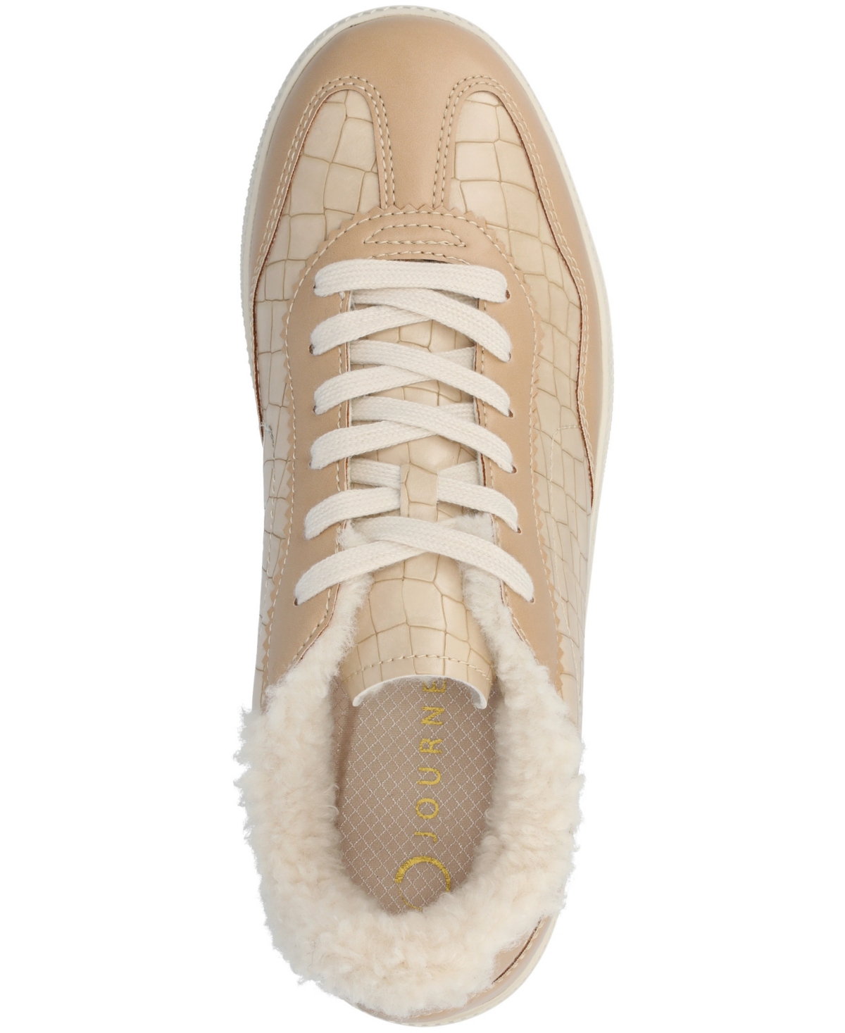 Journee Collection Women's Lummie Casual Lace Up Sneakers In Brown