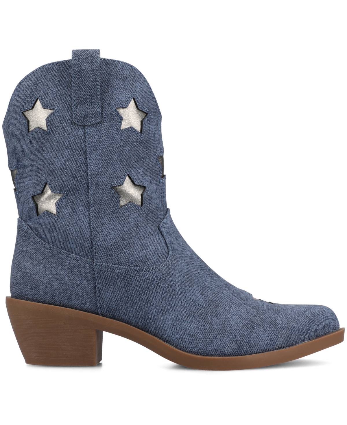 Shop Journee Collection Women's Underwood Cuban Heel Casual Comfort Ankle Booties