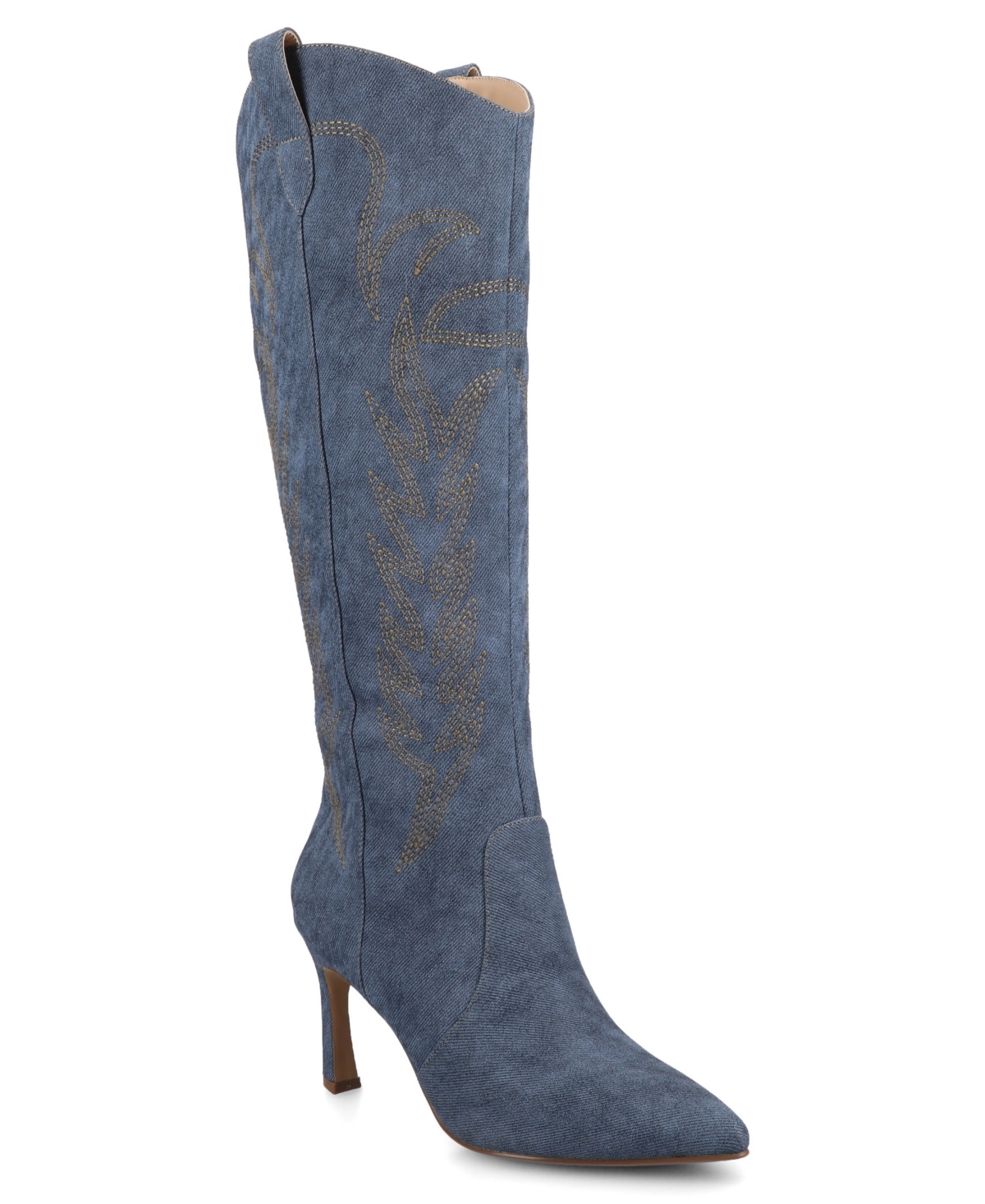 Journee Collection Journee Womens Laramie Knee High Western Boots