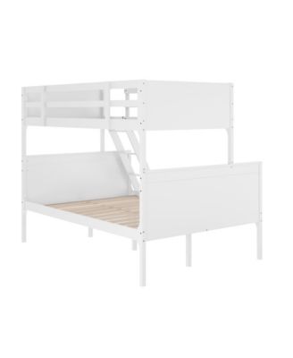 Samuel Kids Bunk Bed With Convertible, Solid Wood Slatted Frame And Easy-To-Climb Ladder With No Box Spring Required