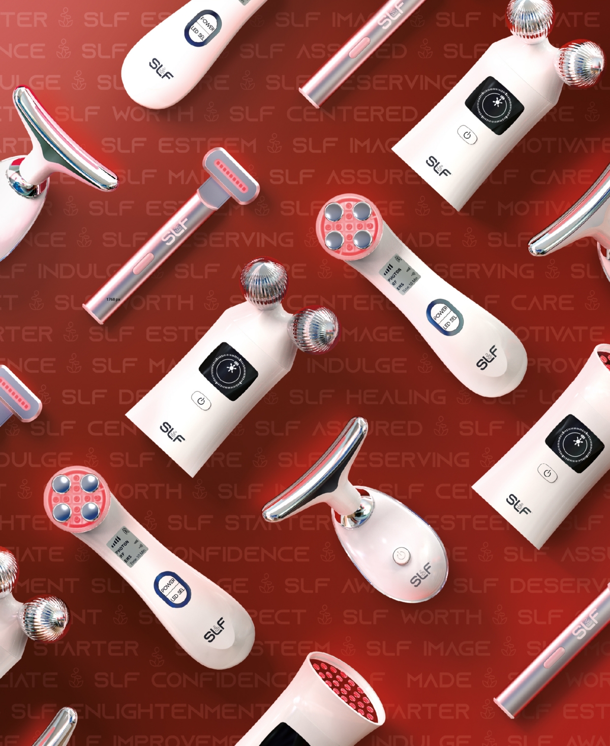 Tzumi Slf Pulse Red Light Cordless Skin Rejuvenator In White