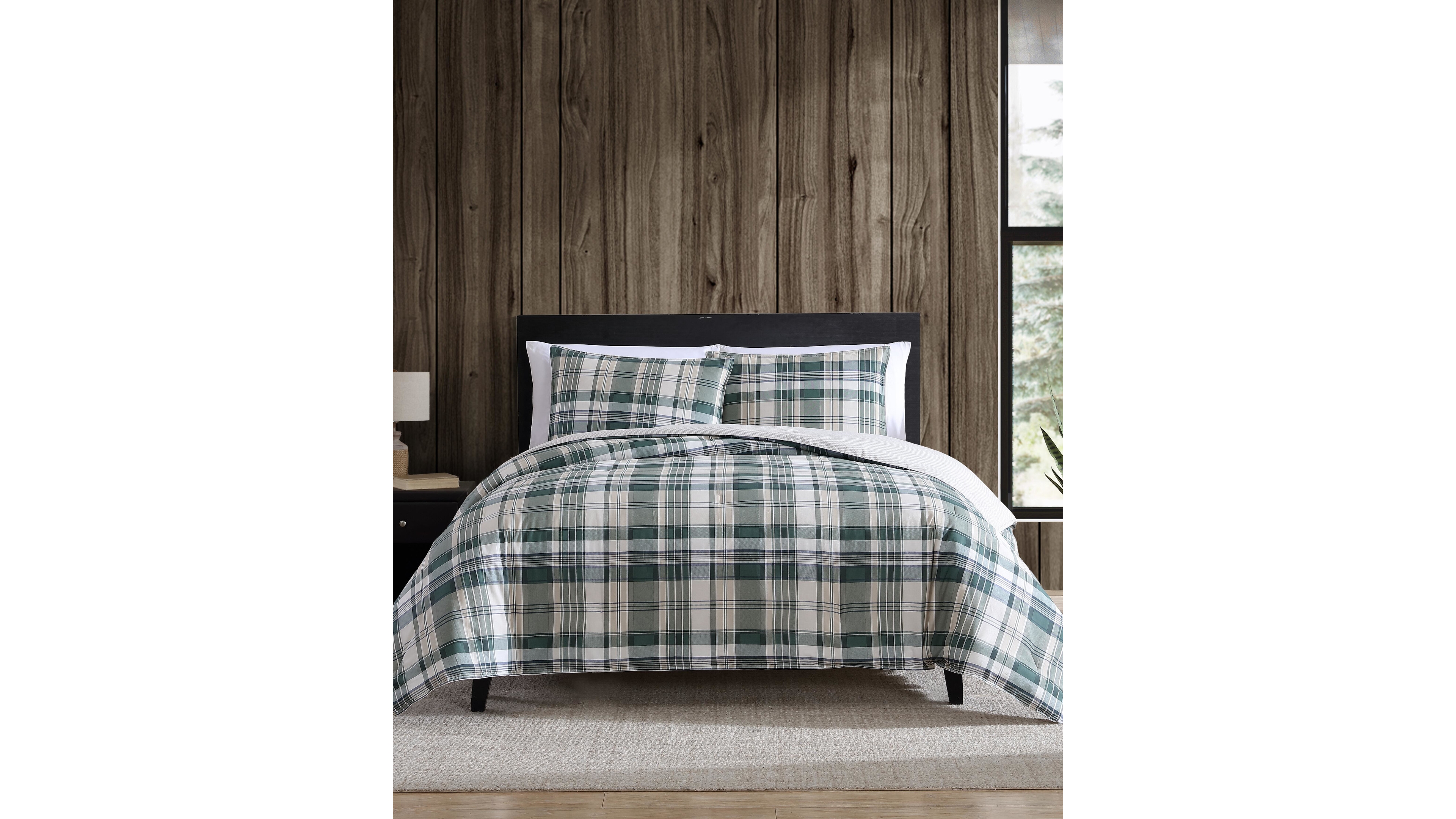 Eddie Bauer Timbers Plaid Duvet Cover Set, King