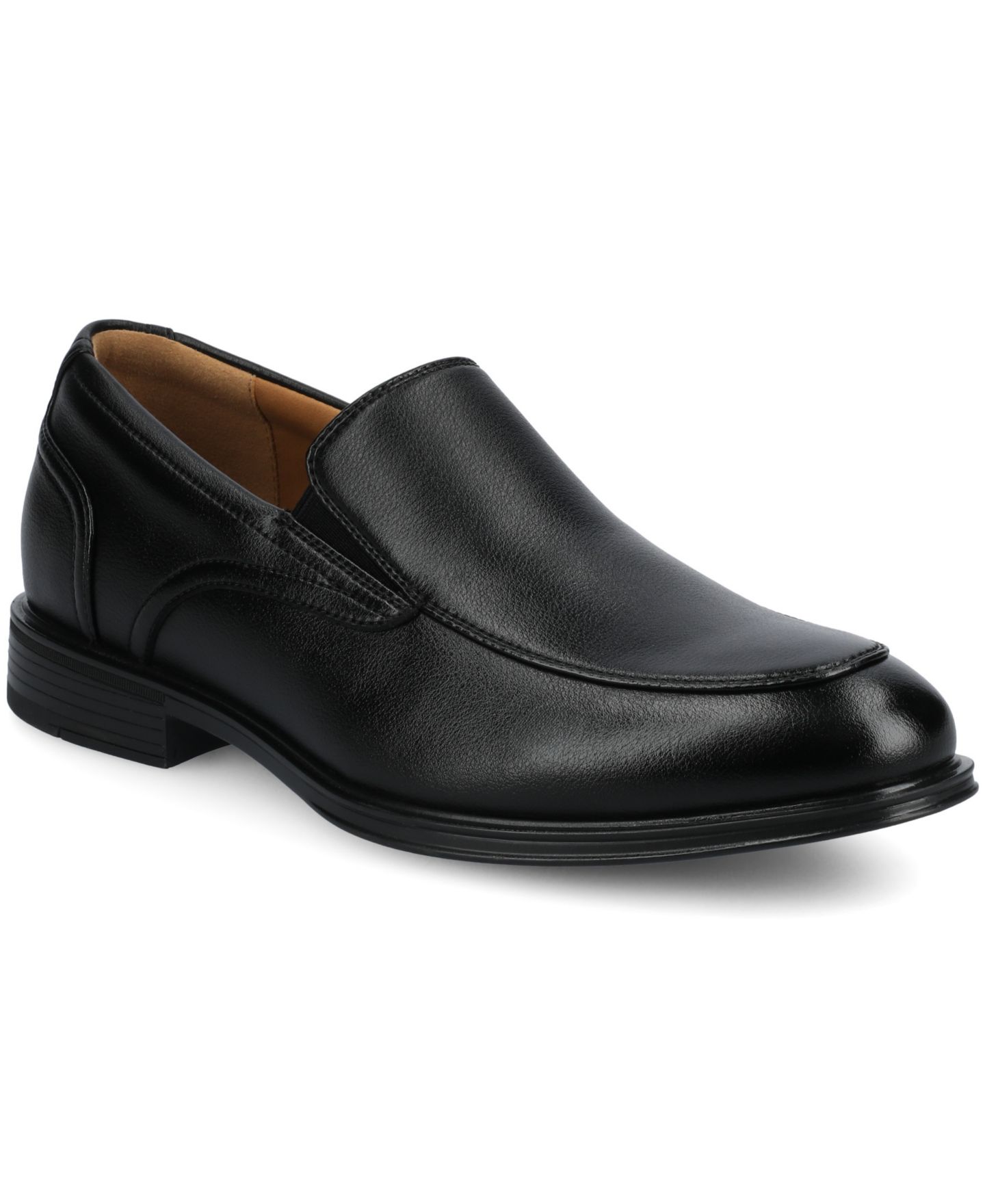 Мужские туфли Vance Co. Emilio Comfort Dress Loafers, цвет: Чёрный — фото 1