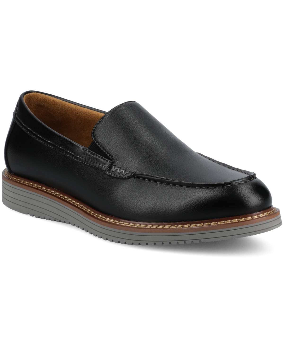 Vance Co. Men's Oneal Comfort Loafer Dress Shoe In Black