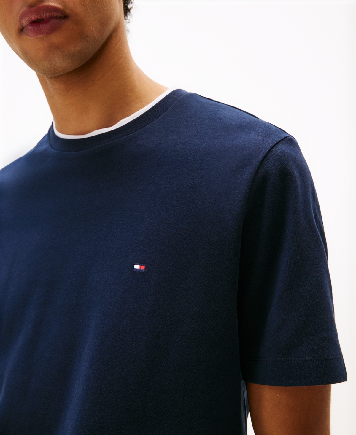 Tommy Hilfiger Men's Light Interlock T-shirt In Blue