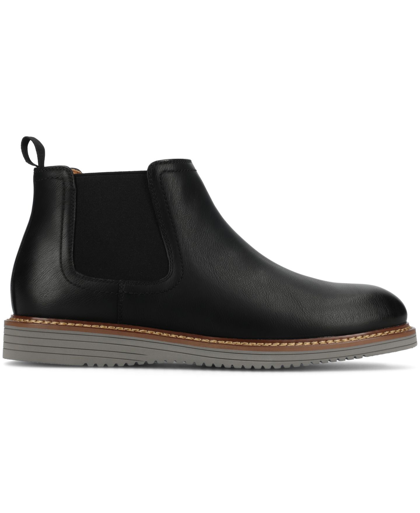 Мужские ботинки Vance Co. Salter Comfort Chelsea Boot, цвет: Чёрный — фото 2