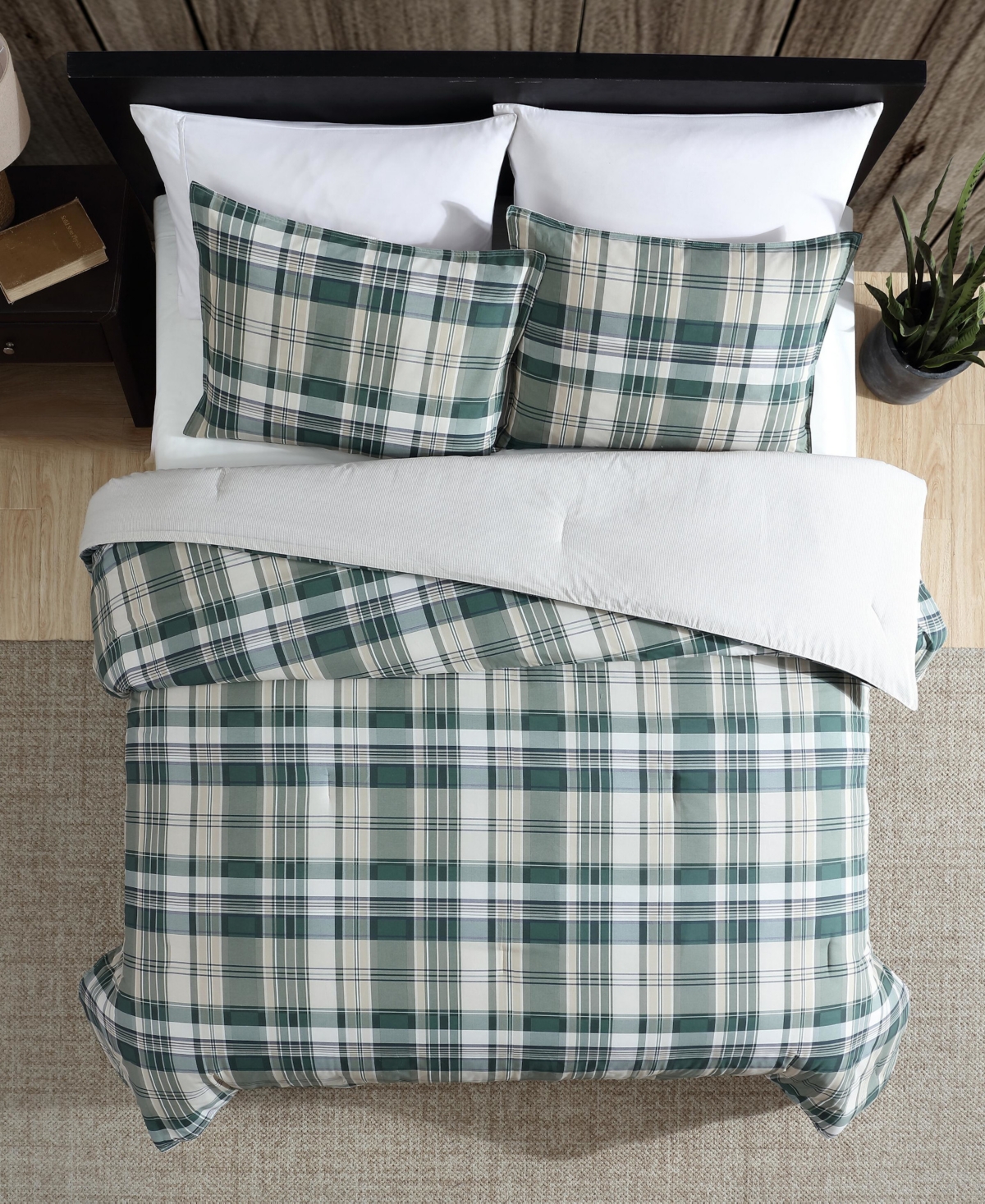 Eddie Bauer Timbers Plaid Comforter Set, Full/Queen