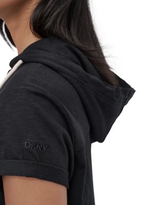 Women's Roll-Sleeve Hooded Sneaker Dress