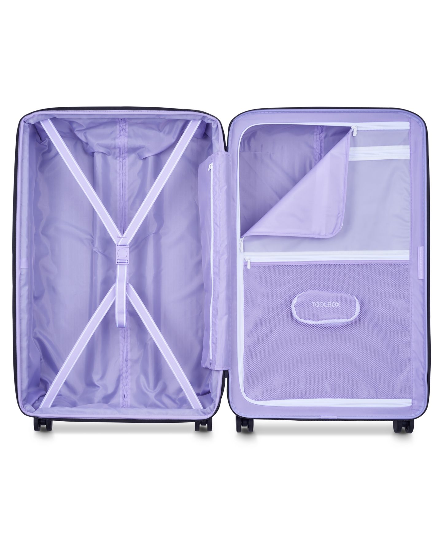 Чемодан florence by mills x Delsey Paris Spin Me Away Large Check-in Spinner, цвет: Лавандовый — фото 8