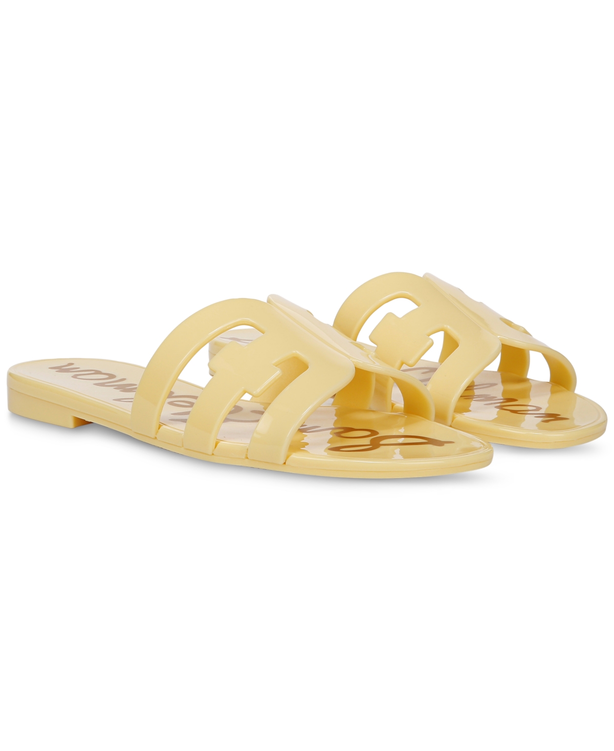 Sam Edelman Bay Jelly Slide Sandal In Buttercup