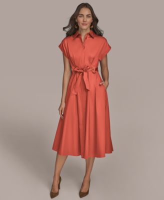 Donna Karan New York Women's Cotton Shirt Dress