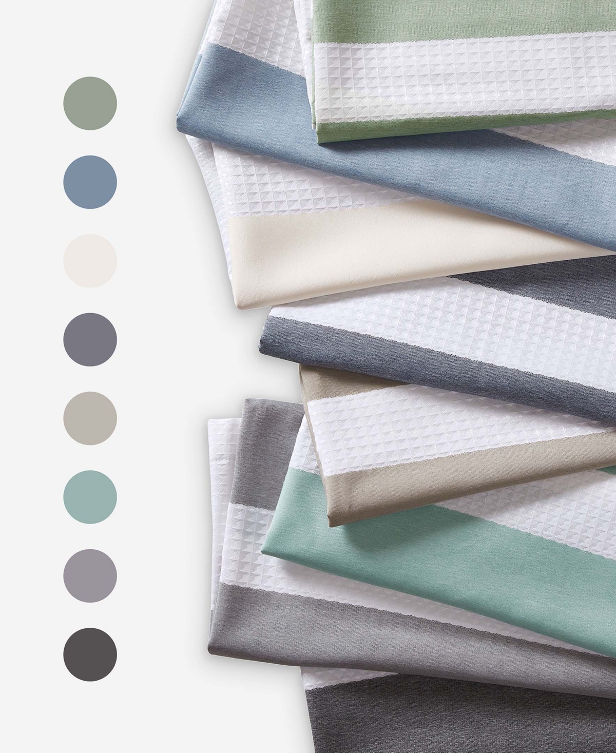 Madison Park Spa Waffle 3m-scotchgard Shower Curtain, 36" X 72" In Grey