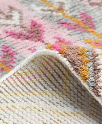 Timeless Rug Designs Hudson S3399 Rug Collection In Pink
