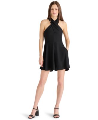 Steve Madden - Women's Kosta Halter Fit & Flare Dress