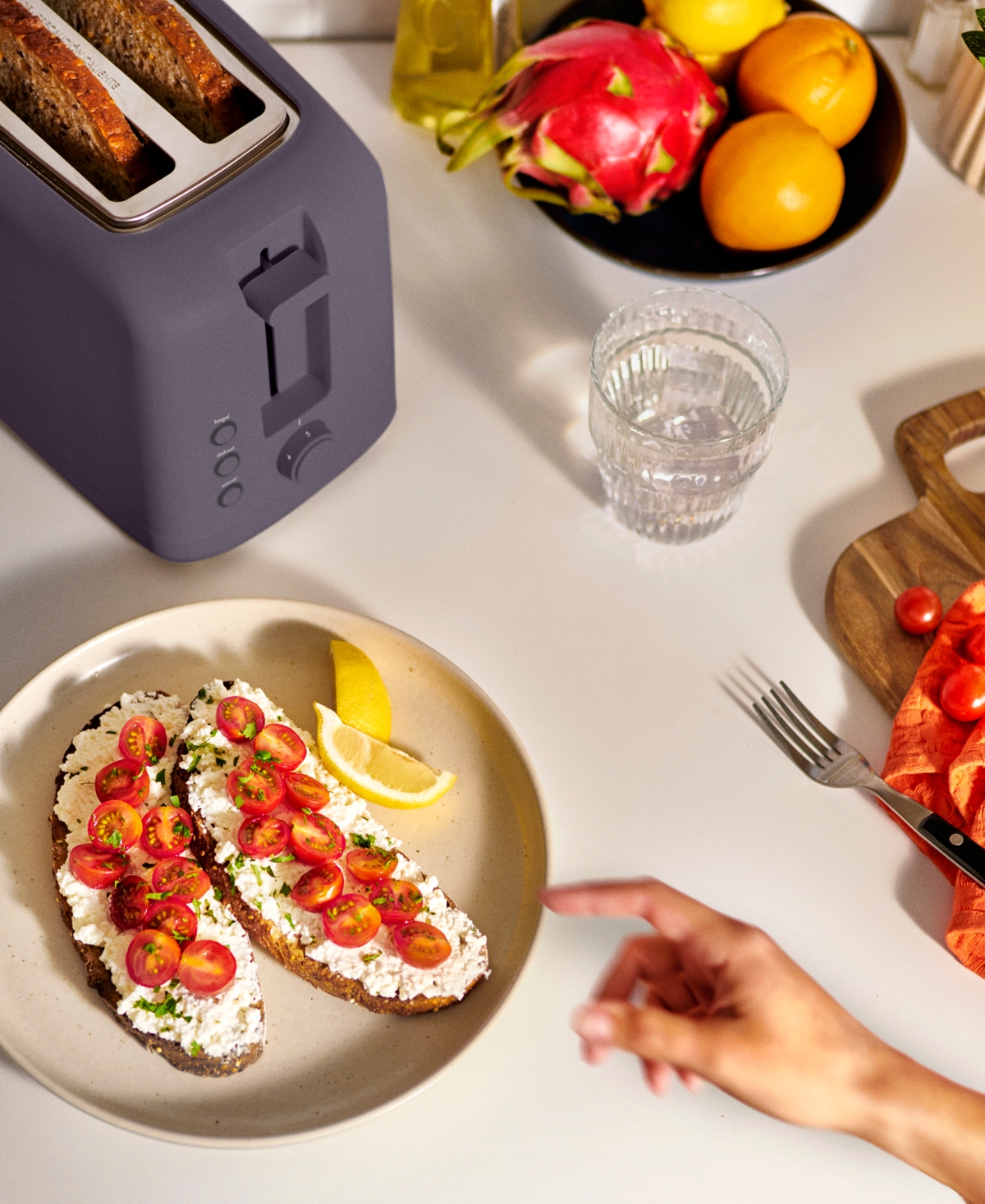 Shop Bella 4-slice Slim Toaster 35246 In Plum