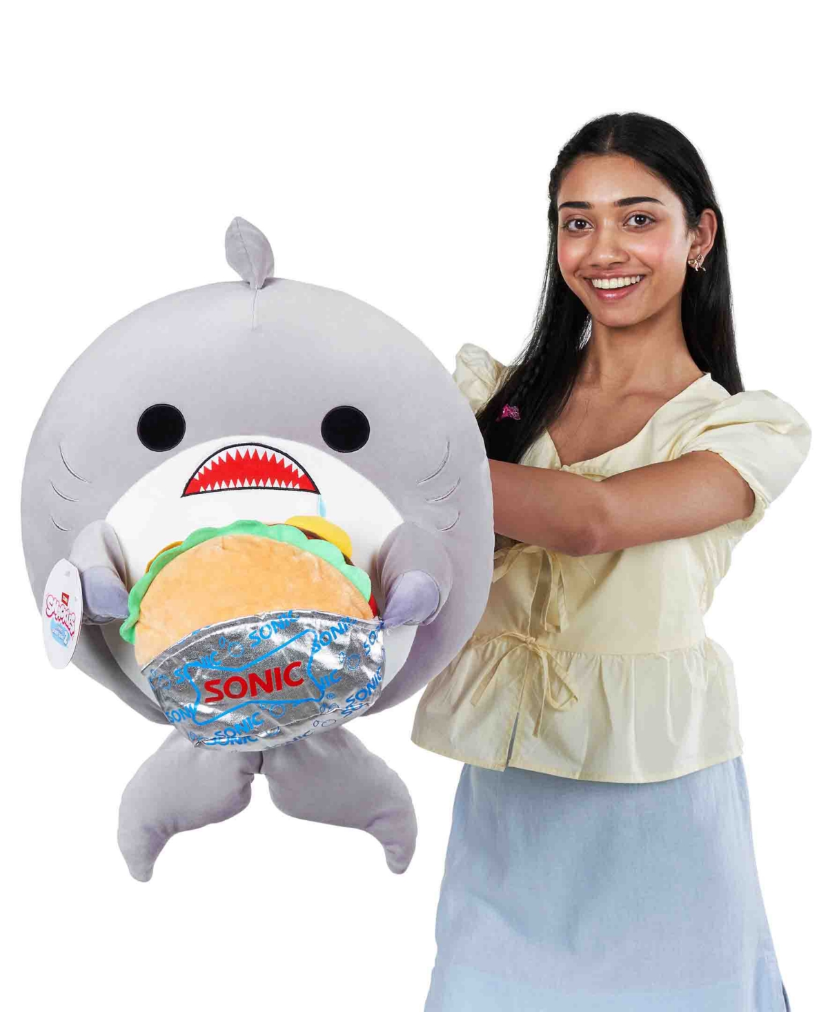 Snackles Series 2 16" Shark And Sonic Plush In No Color