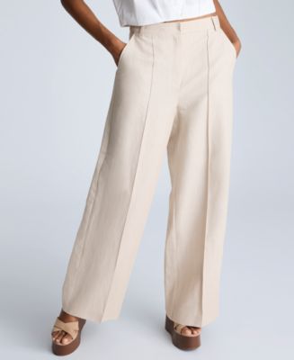 【INCHANT ME】Olsen Rip Pocket One-Tuck Wide Slacks Amazon.com: CHANLEED Women's Bootcut Yoga Pants, Wide Leg