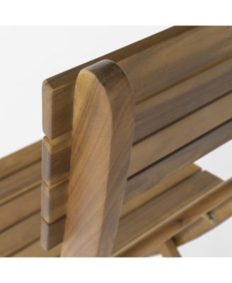 Streamdale Natural 5-Piece Wood Outdoor Patio Dining Set,Natural Stained