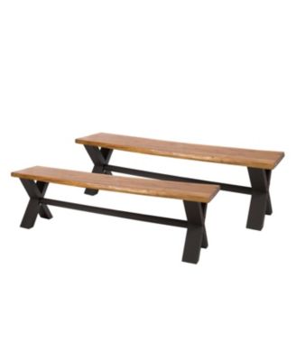 Streamdale Irving 3-Piece Teak Acacia Wood Outdoor Dining Set